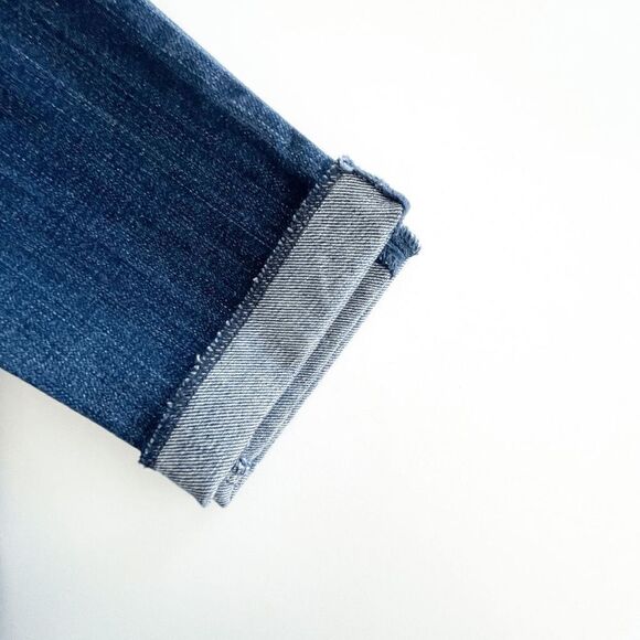 Current/Elliott Womens The Rolled Skinny Denim Jeans Ankle Gibson Blue Sz 28 NWT - Picture 4 of 14